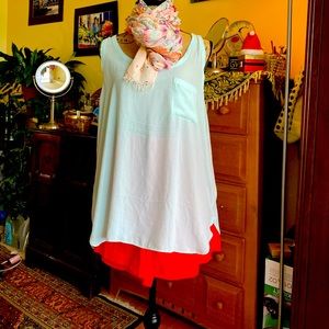 Loft beautiful light green top size XL